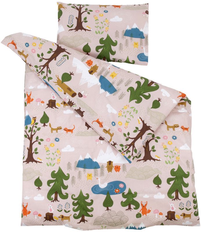 Sængurverasett 70x80 Bleikt