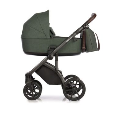 Bass Next Barnavagn + Kerra + Taska - Bass Next Night Green