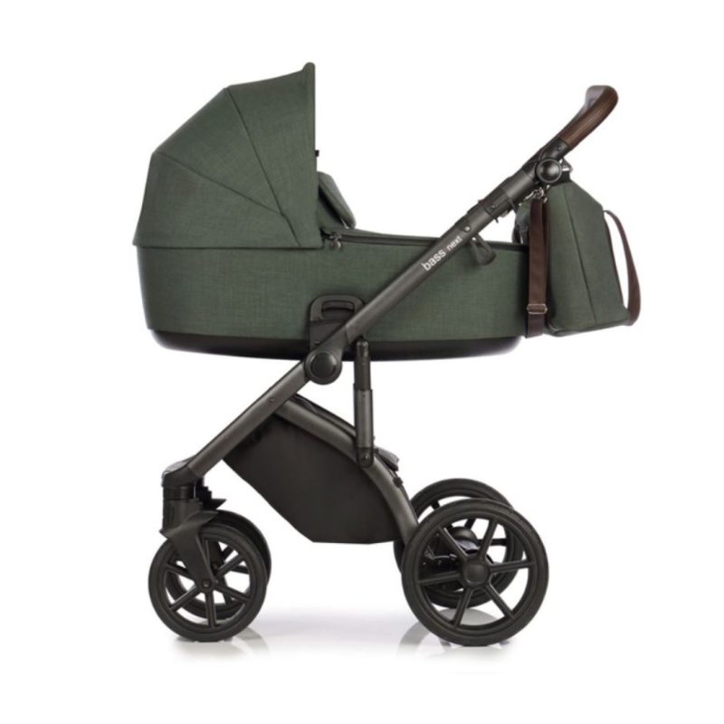 Bass Next Barnavagn + Kerra + Taska - Bass Next Night Green