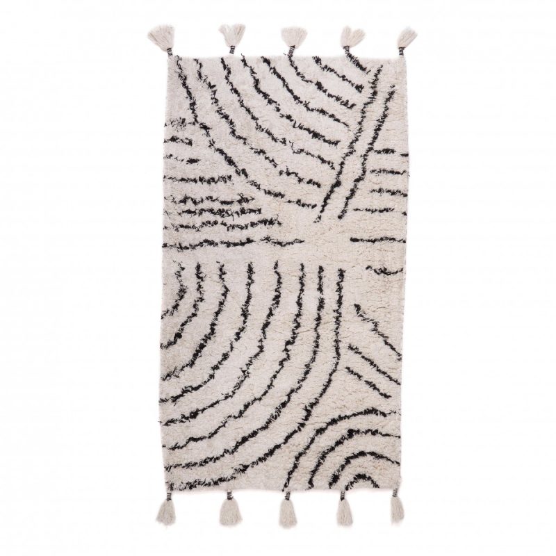 Motta 150x80 cm - White w/ black