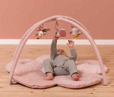 Leikteppi - Bleikt Blóm