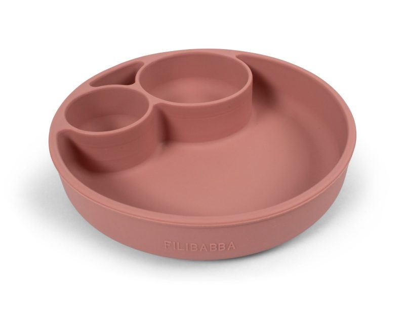 Diskur með hólfum - Silicone Bleikur