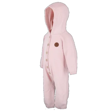 Bruse Heilgalli m/ hettu Merino ull - Ljósbleikur