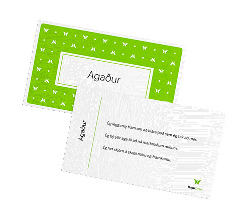 Hugarfrelsi - Styrkleikaspjöld