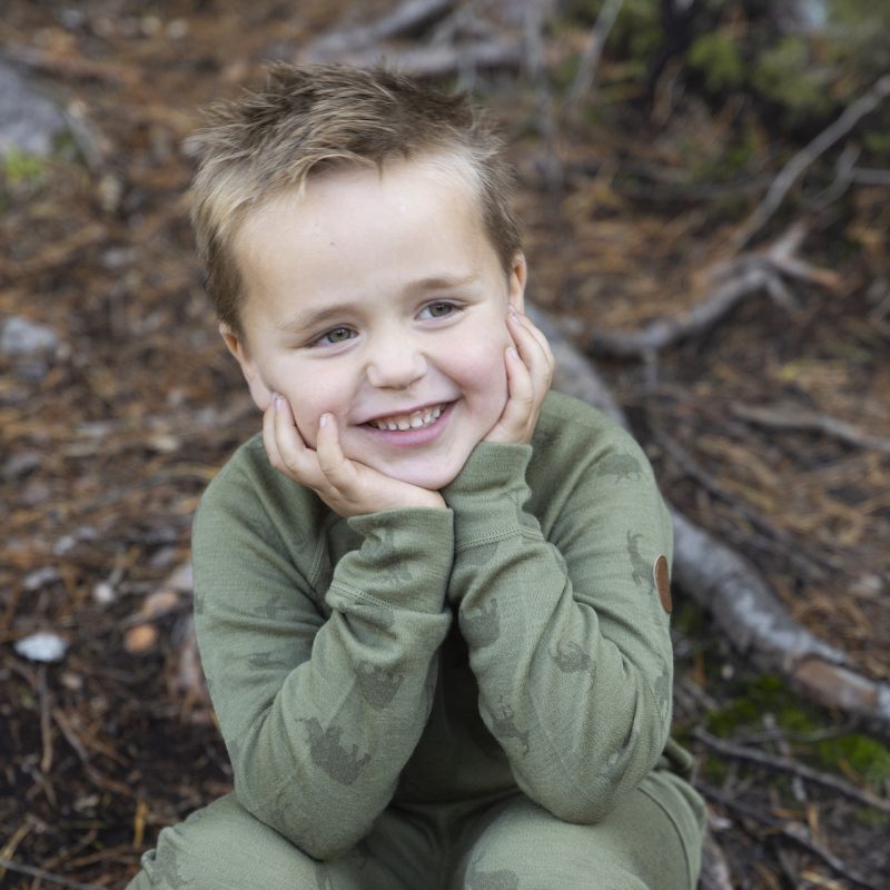 Bruse Merino ullar sett - Aloe