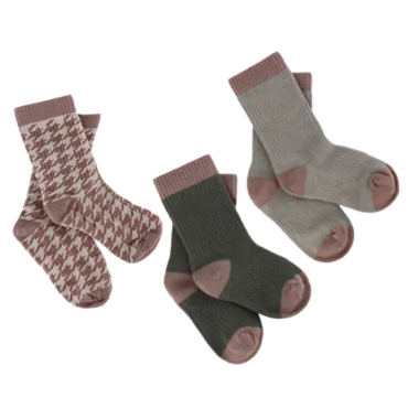 Bambus Sokkar 3 pör - Olive/Fresco Mix