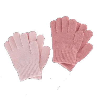 Ullar-Fingravettlingar Merino - 2pör  Bleikir/Ljósbleikir