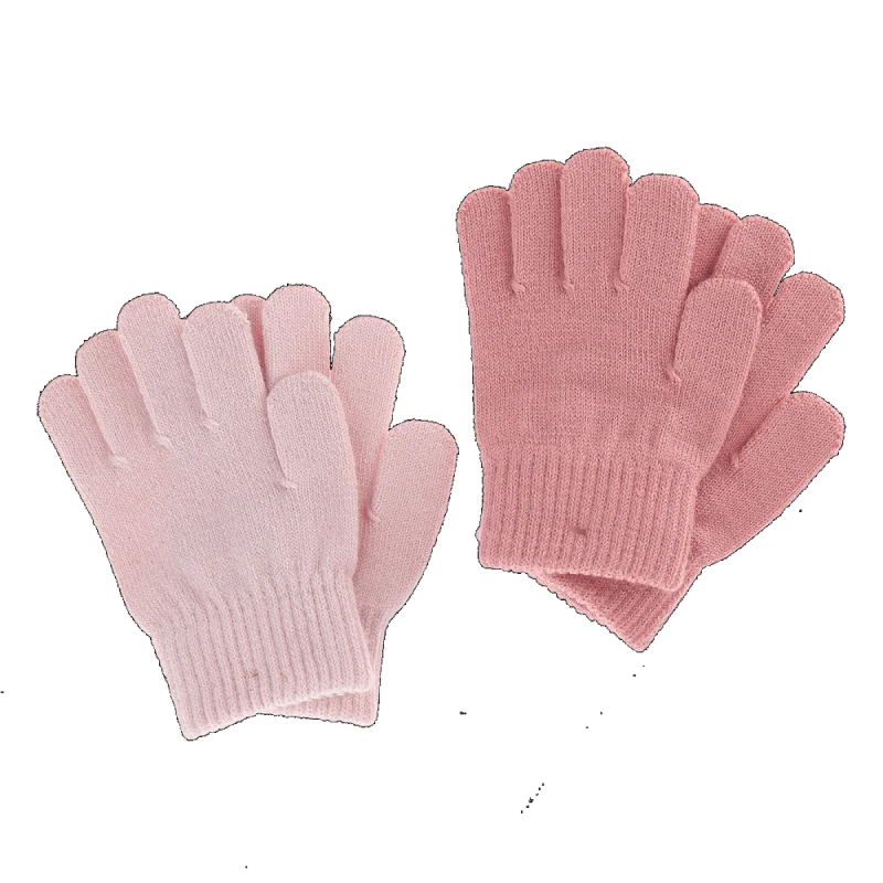 Ullar-Fingravettlingar Merino - 2pör  Bleikir/Ljósbleikir