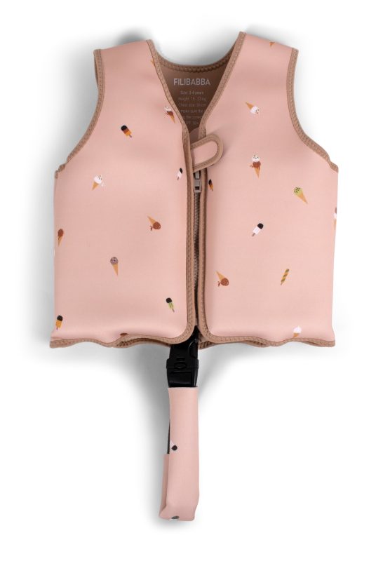 Sundvesti 3-4 ára - Bleikt Summer