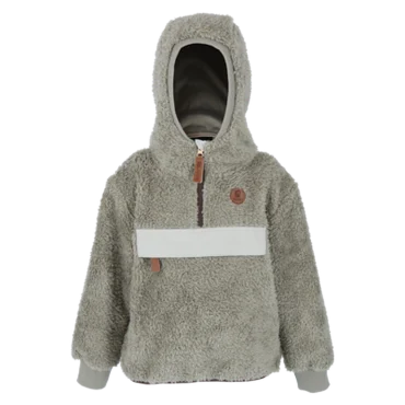 Bruse Bangsa Fleecepeysa m/hettu + vasa - Silver Sage