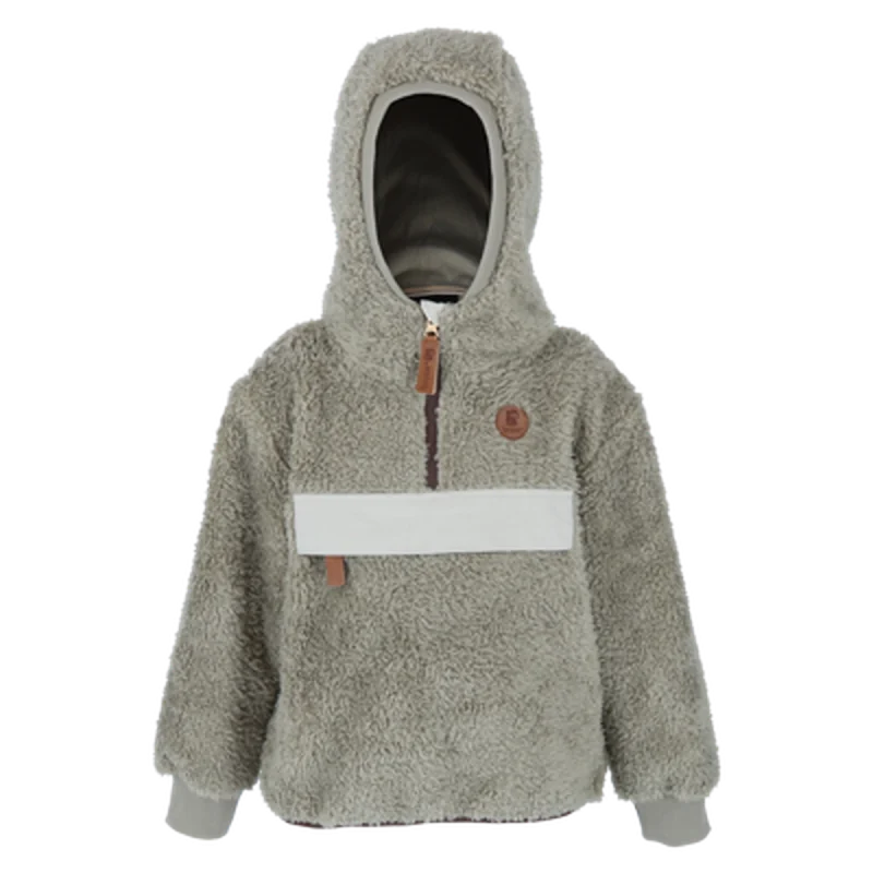 Bruse Bangsa Fleecepeysa m/hettu + vasa - Silver Sage