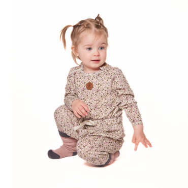 Bruse Merino ullar Samfella - Flower Pristine