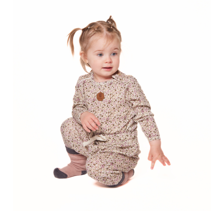 Bruse Merino ullar Samfella - Flower Pristine