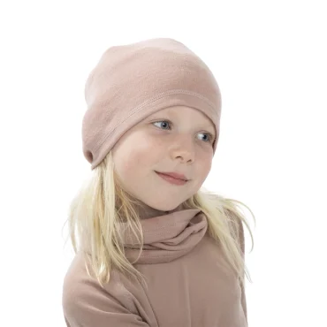 Bruse Buff - Merino Ull - Fölbleikt