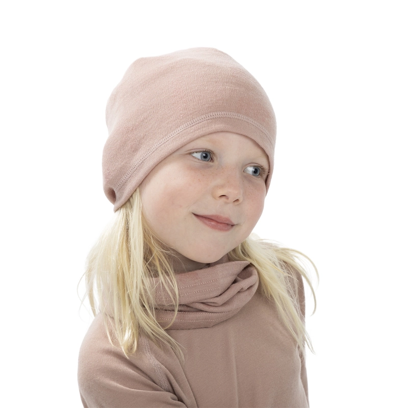 Bruse Buff - Merino Ull - Fölbleikt