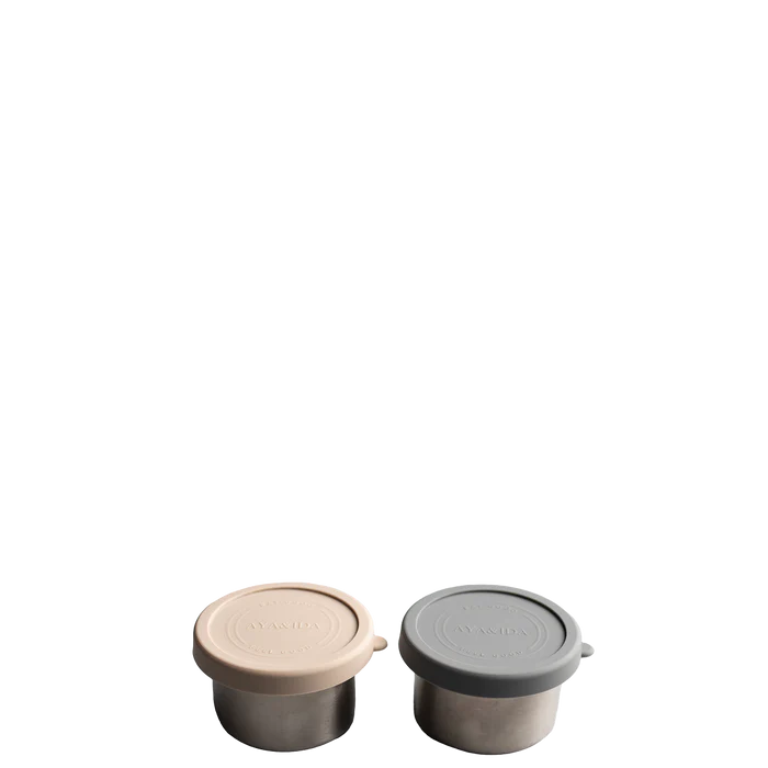 Snack Box úr stáli (304 steel) - Cream Beige