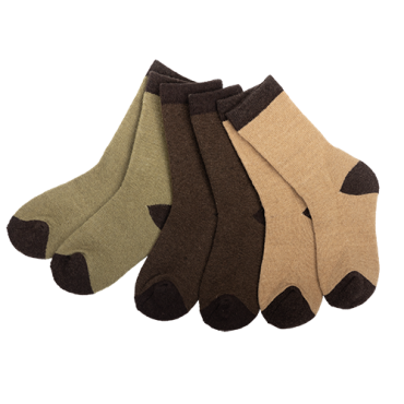 Bruse Merino Ullarsokkar - Covert Green Mix