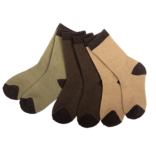 Bruse Merino Ullarsokkar - Covert Green Mix