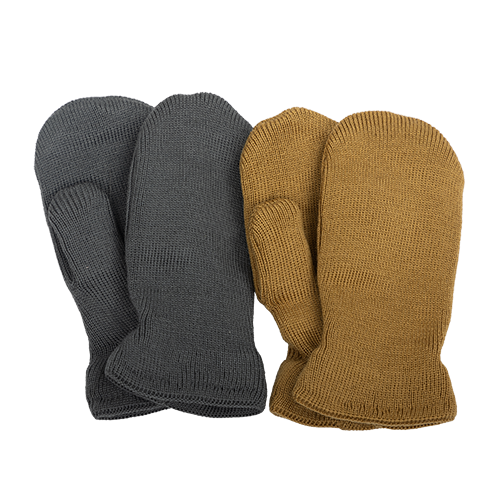 Ullarvettlingar Merino Fóðraðir - 2pör  Bone Brown/Dark Grey