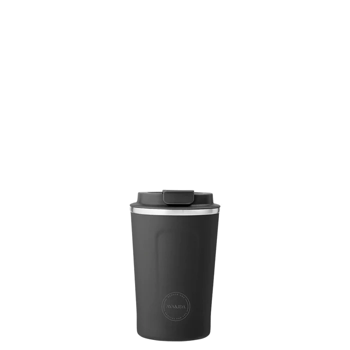 Cup2GO - Matte Black - Stál (304 steel)