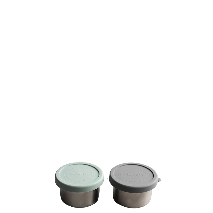 Snack Box úr stáli (304 steel) - Mint Green