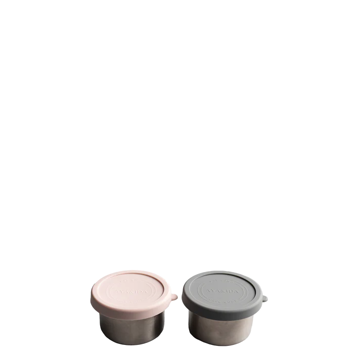 Snack Box úr stáli (304 steel) - Soft Rose