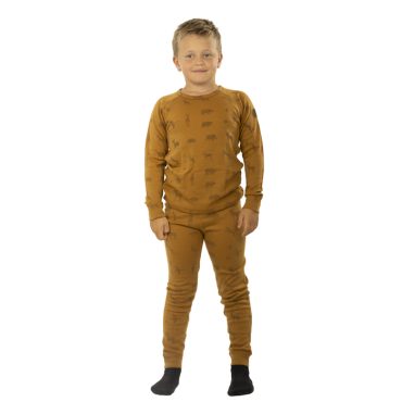 Bruse Merino ullar sett - Bone Brown