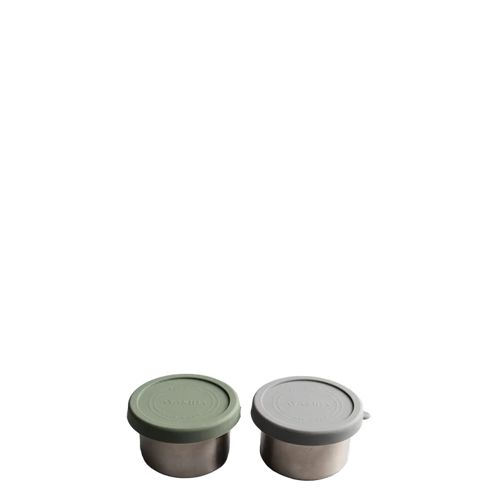 Snack Box úr stáli (304 steel) - Tropical Green