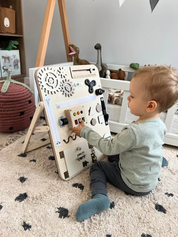 Viðar Þrautabretti - ENJOY m/gólfstandi - Natural