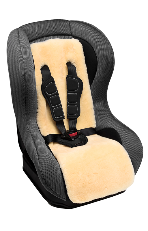 Gæruskinns bílstóla innlegg