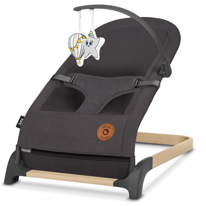 Lionelo June Ömmustóll - Grey Stone/Dökkgrár