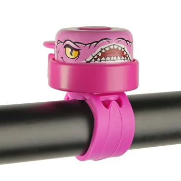 Hjólabjalla - Bleikur Krókódíll