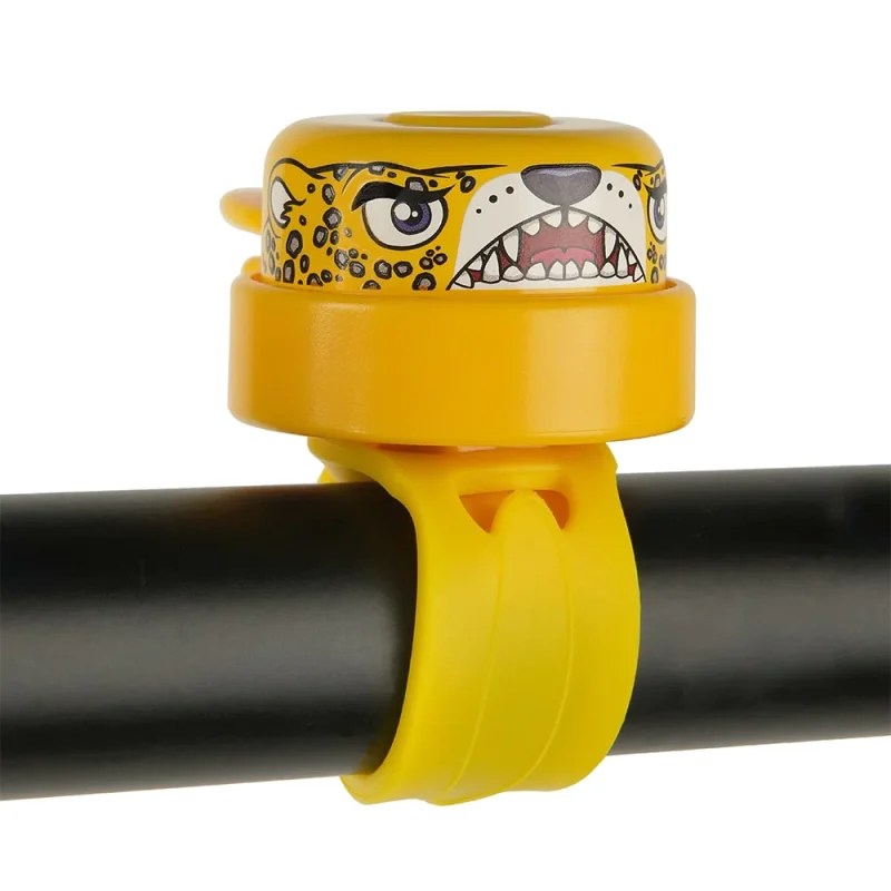 Hjólabjalla - Gulur Leopard