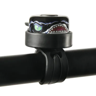 Hjólabjalla - Svartur Krókódíll